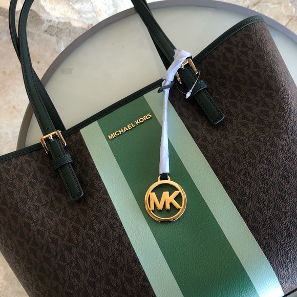 NWT Michael Kors Center Stripe tote handbag purse - Picture 8 of 8